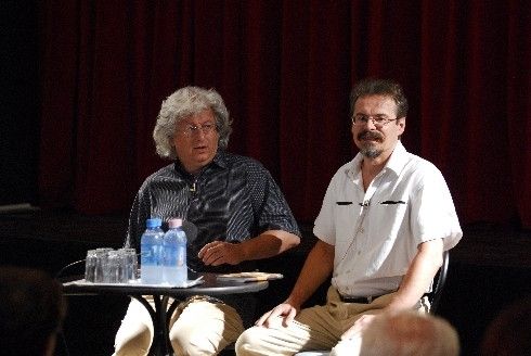 Esterházy Péter, Elek Tibor (fotó: Kiss Zoltán)